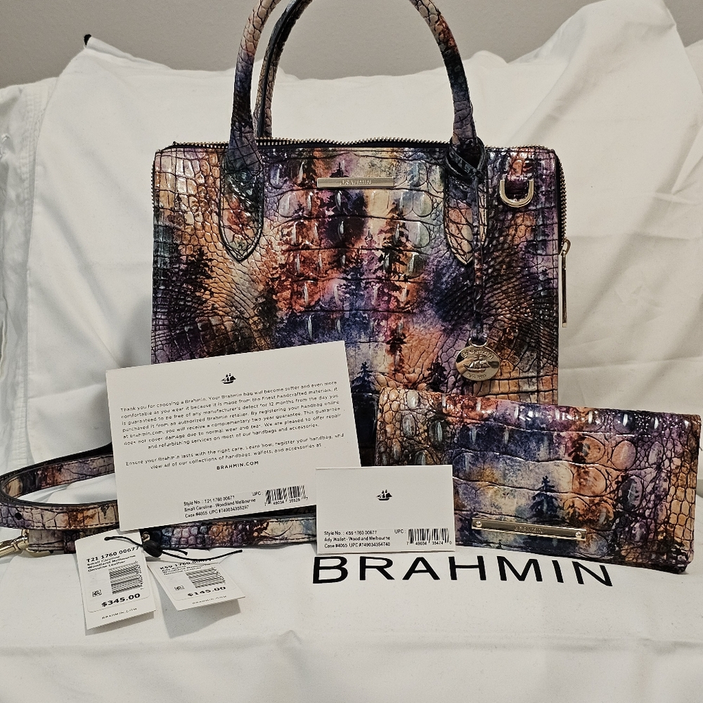 Brahmin Woodland Small Caroline Set